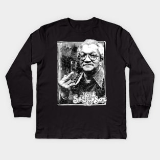 Middle Finger ///Redd Foxx Kids Long Sleeve T-Shirt